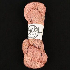 Plucky Knitter Nifty Yarn Merino Cashmere Nettle Colorway Fantoosh